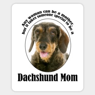 Wirehaired Dachshund Mom Sticker